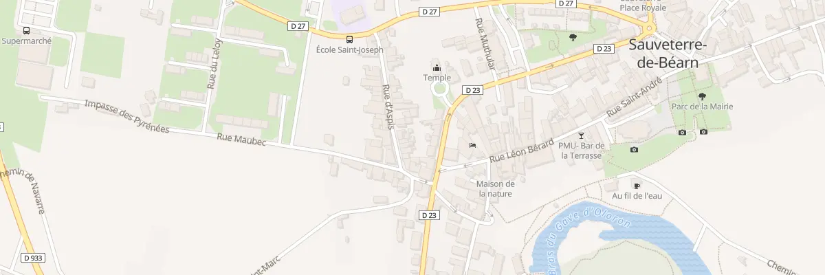 Plan du 27 Rue d’Aspis à Sauveterre-de-Béarn