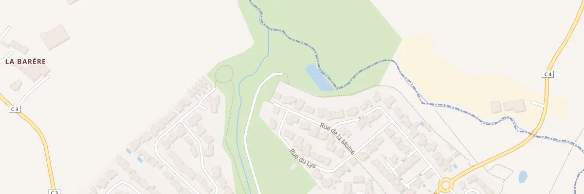 Plan du 10 Rue de la Moine à Saint-Christophe-du-Bois