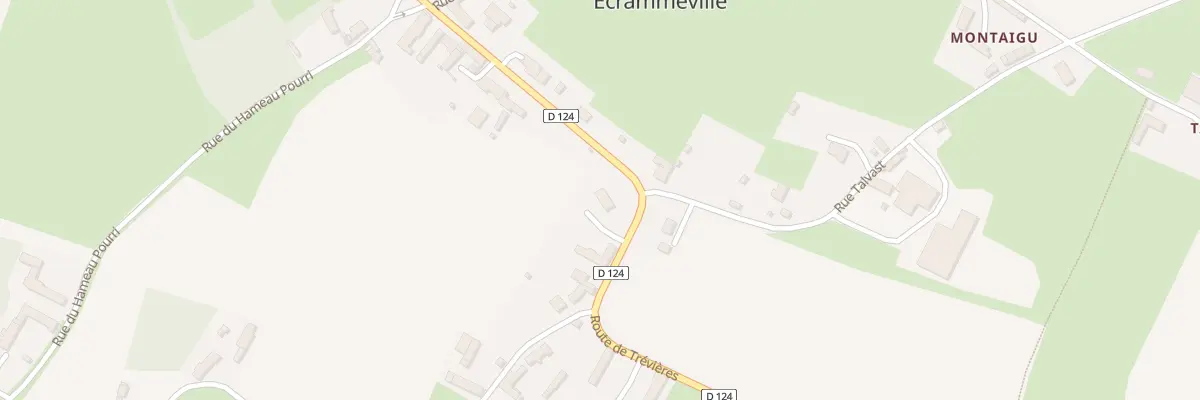 Plan du 1014 Rte de Trevieres (Ecrammeville à Formigny La Bataille