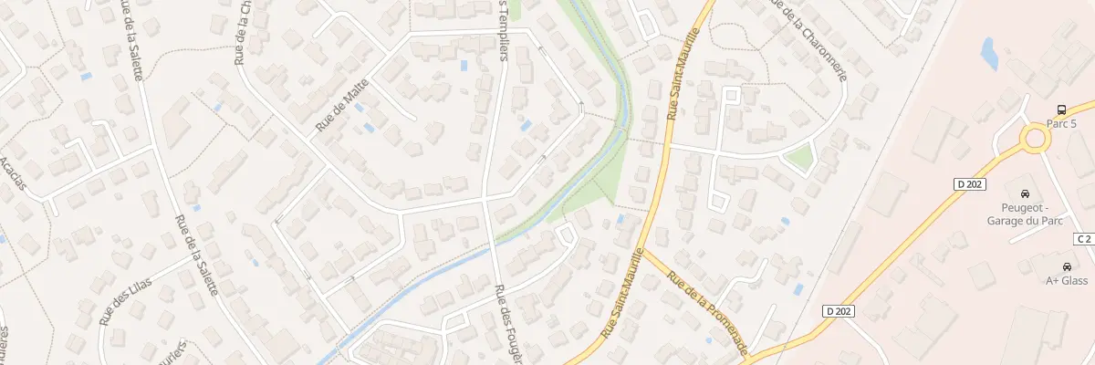 Plan du 6 Rue Bayard à Saint-Christophe-du-Bois