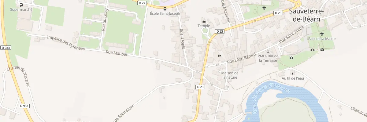 Plan du 9022 Rue d’Aspis à Sauveterre-de-Béarn