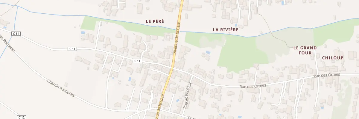 Plan du 11 Av de la Gare à Aigrefeuille-d’Aunis