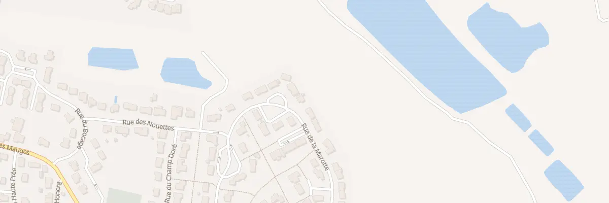 Plan du 25 Rue de la Marotte (Andreze) à Beaupréau-en-Mauges