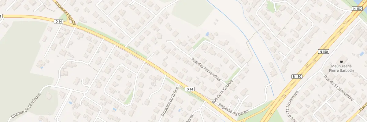 Plan du 11 Rue des Pervenches à Saujon