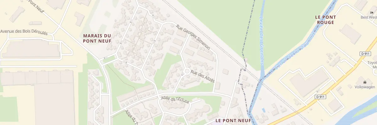 Plan du 17 Rue des Alizés à Rochefort