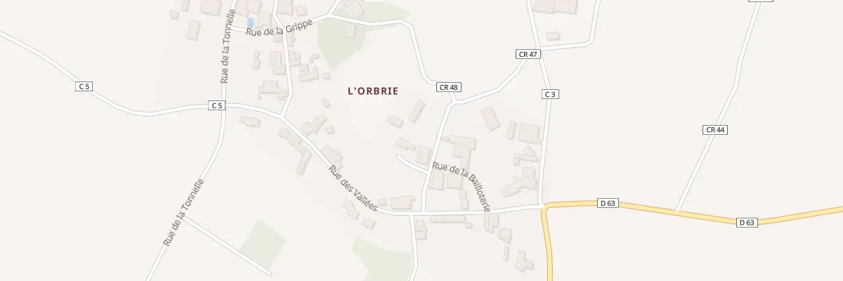 Plan du 5 Rue de la borderie à La Chapelle-Thémer