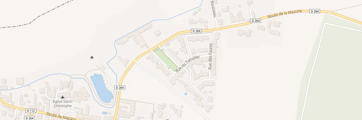 Plan du 7 Rue de l’Albergeur à Saint-Christophe