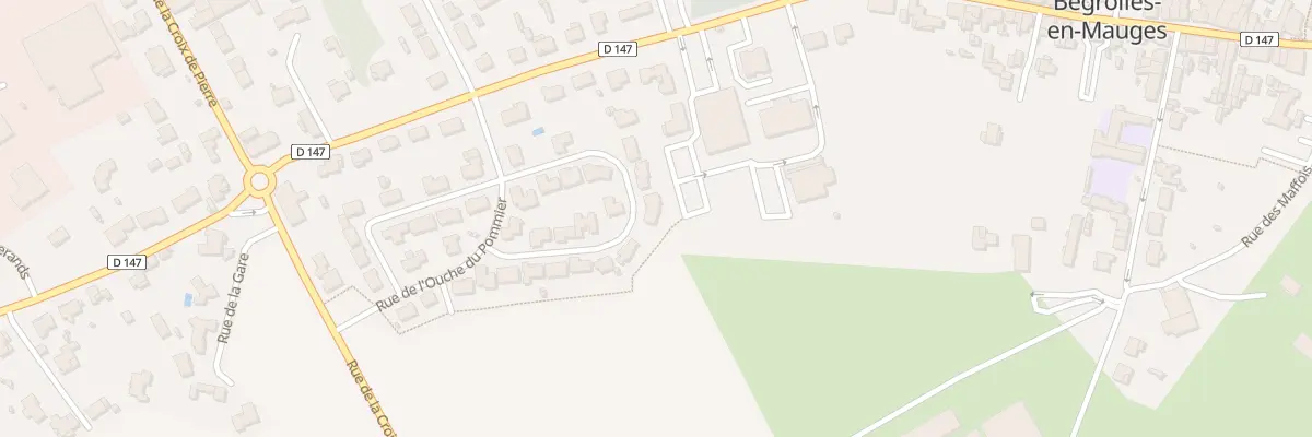 Plan du 11 Rue de la Bonne Hotture à Bégrolles-en-Mauges