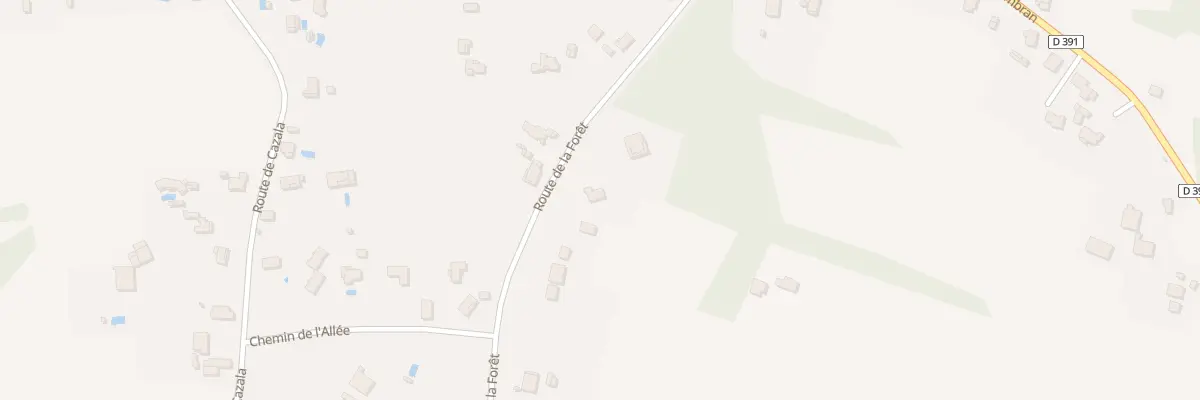 Plan du 251 Rte de la Foret à Sort-en-Chalosse