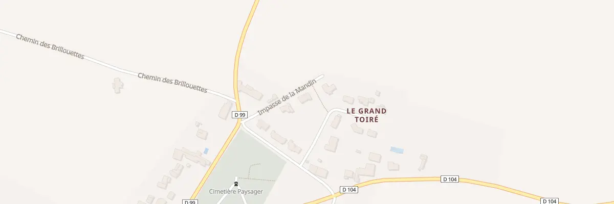Plan du 20 Che de la Mandin à Pouillé