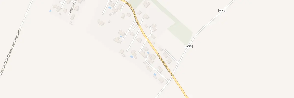 Plan du 237 Rte de Semussac à Médis