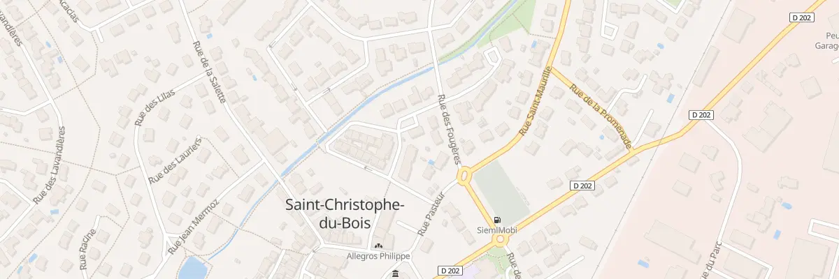 Plan du 1 Rue des Eglantines à Saint-Christophe-du-Bois