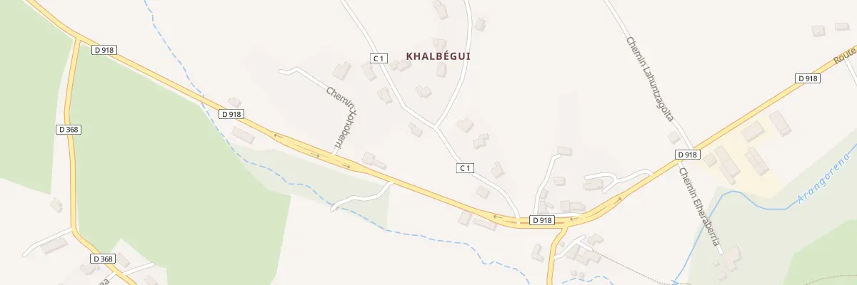 Plan du 3 Lot Khalbegui à Ordiarp