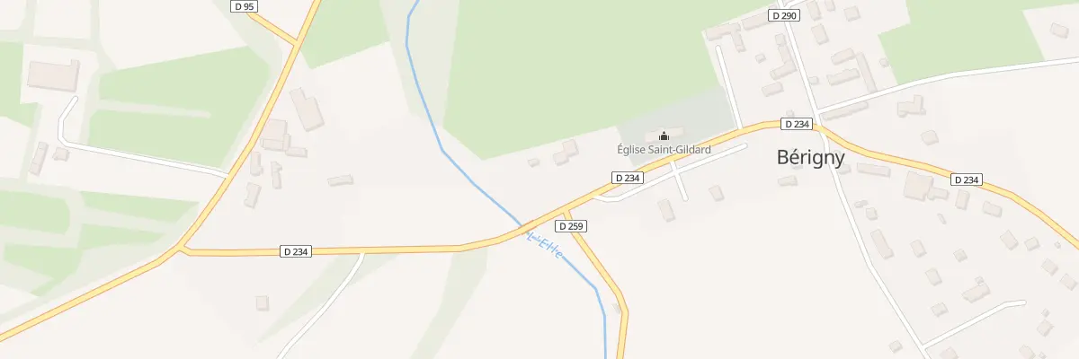 Plan du 8 Le Bourg à Bérigny