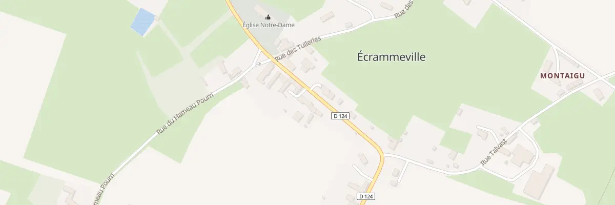 Plan du 830 Rte de Trevieres (Ecrammeville à Formigny La Bataille