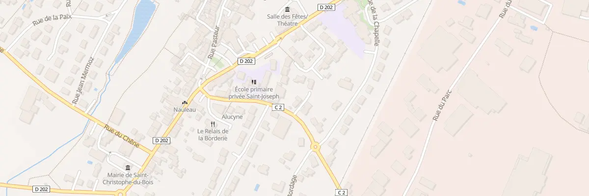 Plan du 14 Rue du Poitou à Saint-Christophe-du-Bois