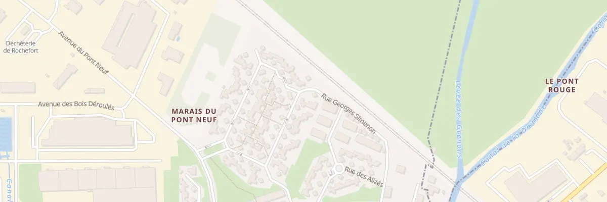 Plan du 44 Rue Albert Camus à Rochefort