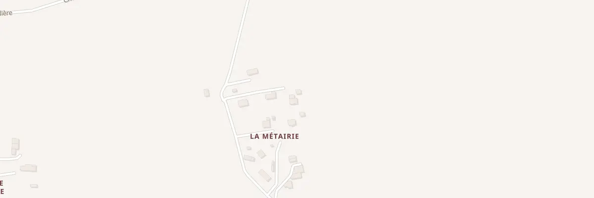Plan du 6583 La Metairie à Campagnolles