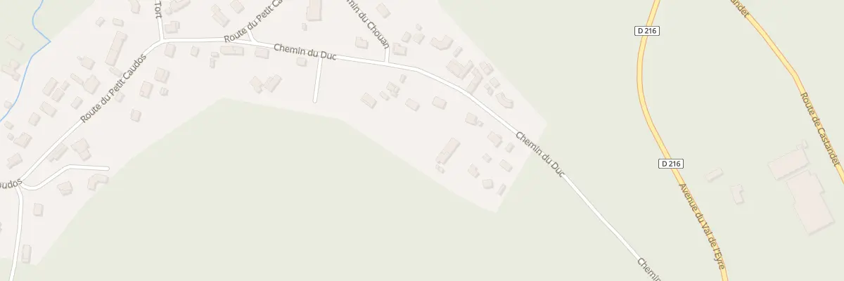 Plan du 16B Che du Duc à Mios