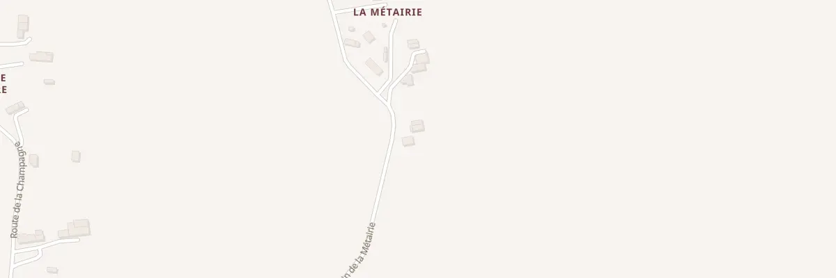 Plan du 632 Che de la Métairie à Campagnolles