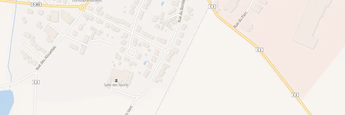 Plan du 1 Rue du Chemin Vert à Saint-Christophe-du-Bois