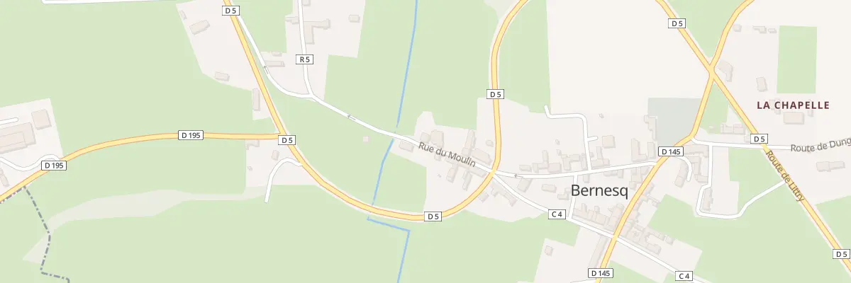 Plan du 5056 Rue du Lavoir à Bernesq