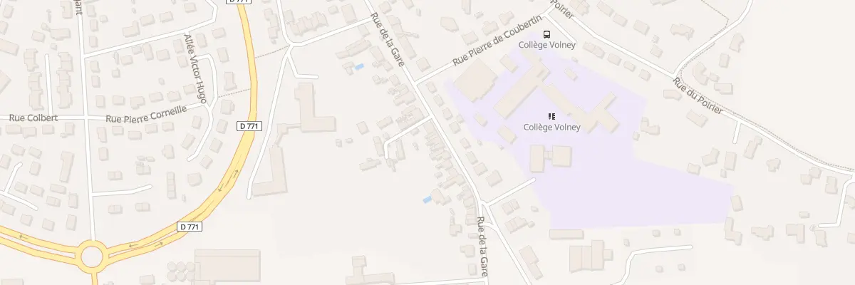 Plan du 82 Rue de la Gare à Craon
