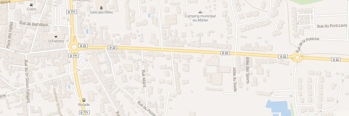 Plan du 56 Rte de Château-Gontier à Craon