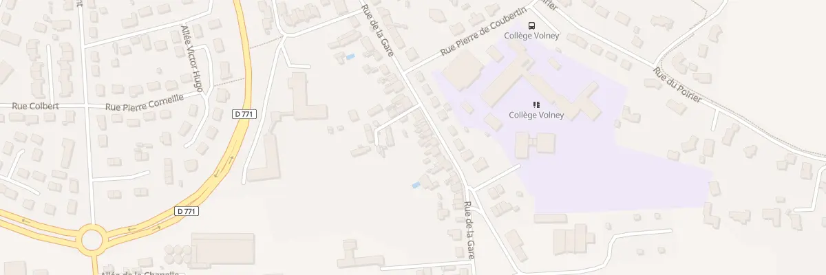 Plan du 84 Rue de la Gare à Craon
