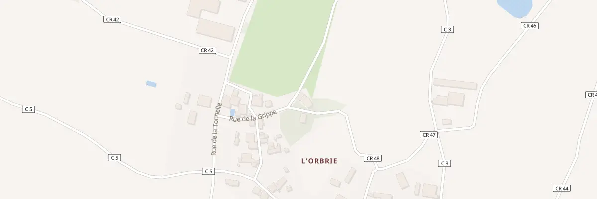 Plan du 2 Imp de la Noue à La Chapelle-Thémer