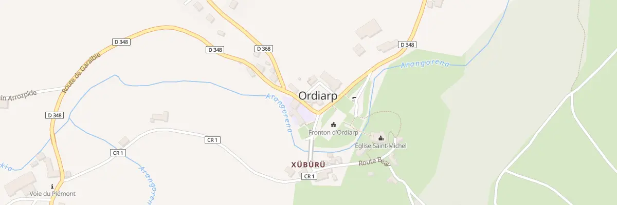 Plan du 20 Rte de Garaïbie à Ordiarp