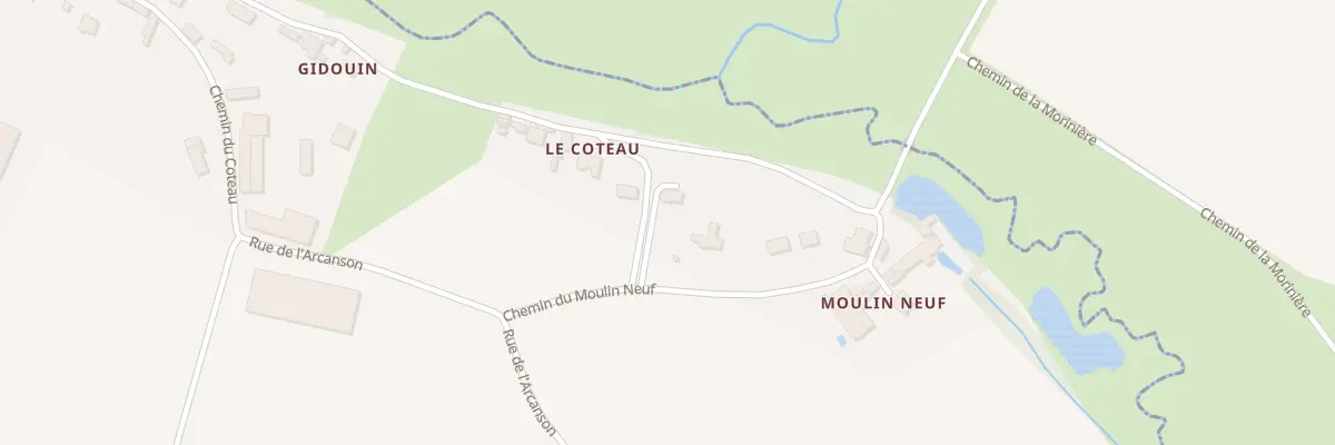 Plan du 42 Che du Coteau à La Jaudonnière