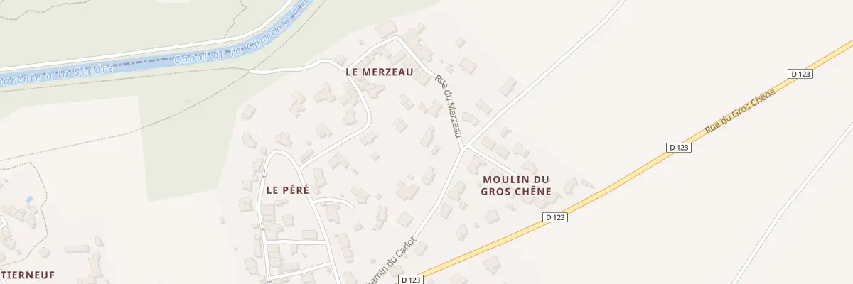 Plan du 28 Rue du Merzeau à Saint-Agnant
