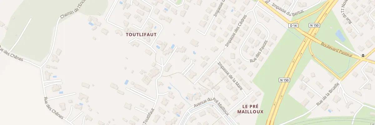 Plan du 16 Voie Toutlifaut à Saujon