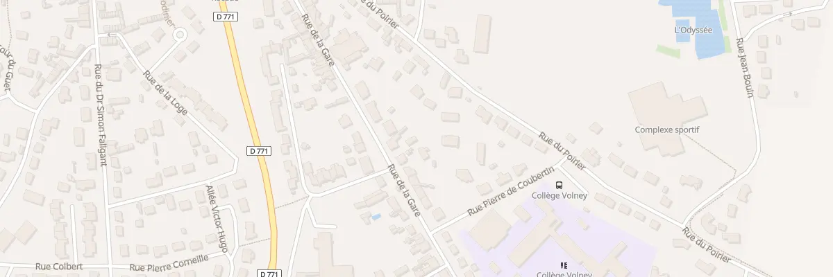 Plan du 55 Rue de la Gare à Craon