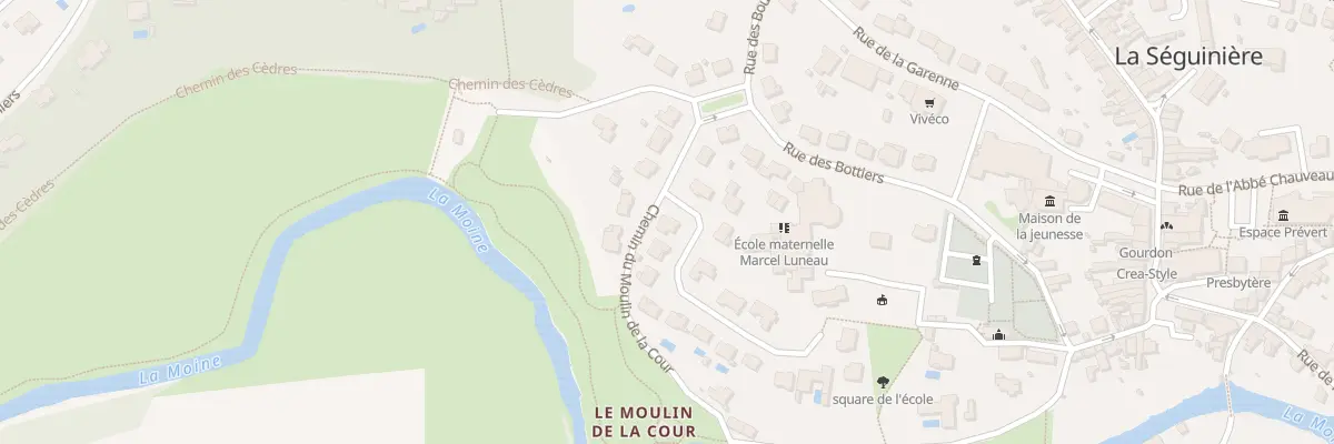 Plan du 7 All des Meuniers à La Séguinière