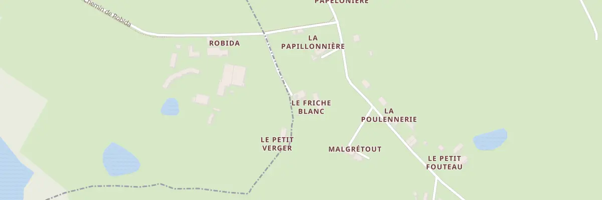 Plan du 111 Che de Robideau à Olivet
