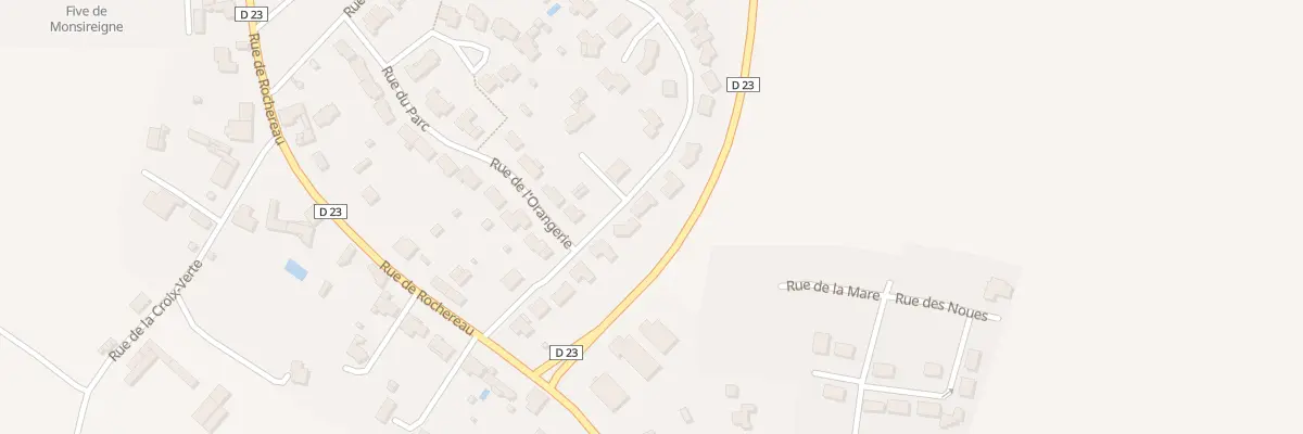 Plan du 28 Rue de l’orangerie à Monsireigne