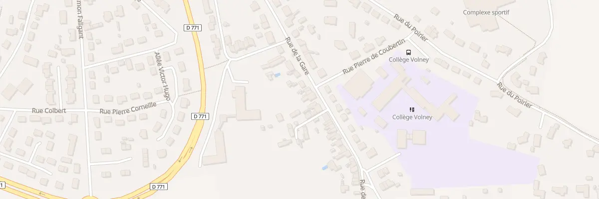 Plan du 70 Rue de la Gare à Craon