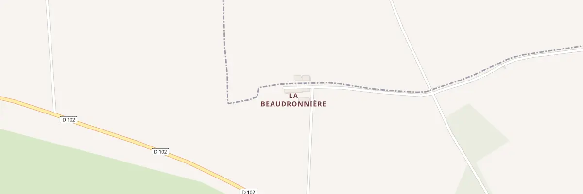 Plan du 3 La Beaudronnière à Fougerolles-du-Plessis