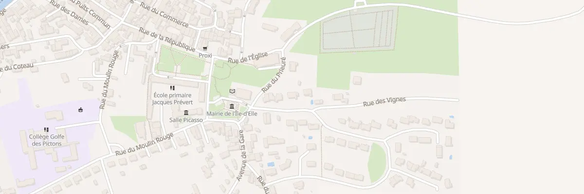 Plan du 1 Rue de la treille à L’Île-d’Elle
