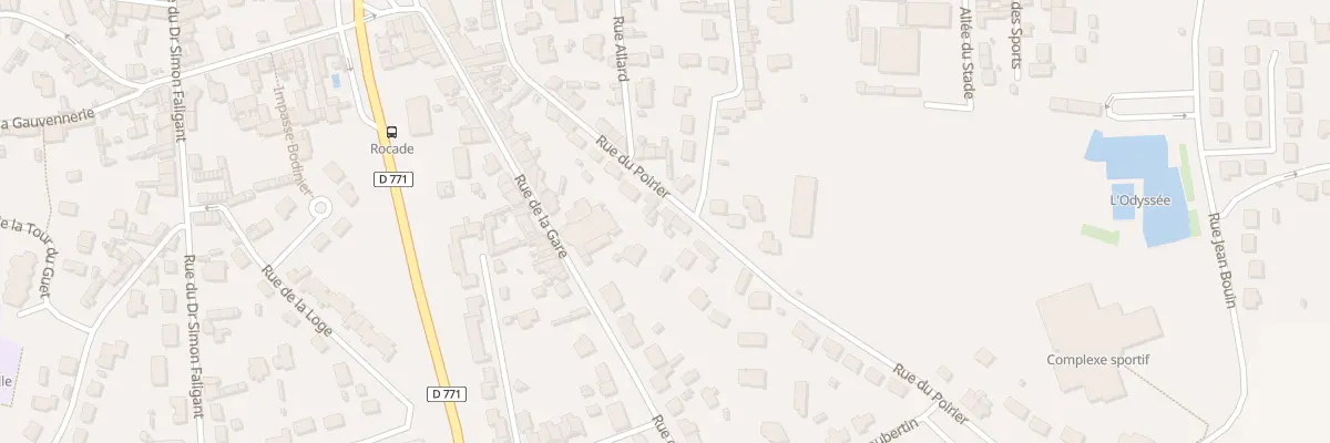 Plan du 30 Rue du Poirier à Craon