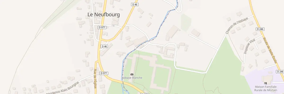 Plan du 267 L’Abbaye Blanche - Mortain à Mortain-Bocage
