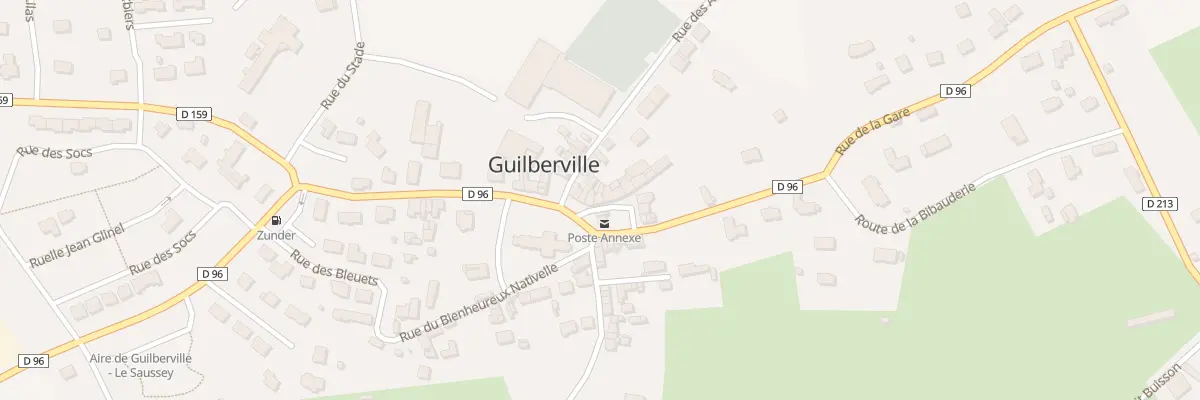 Plan du 1 Rue de la Gare - Guilberville à Torigny-les-Villes