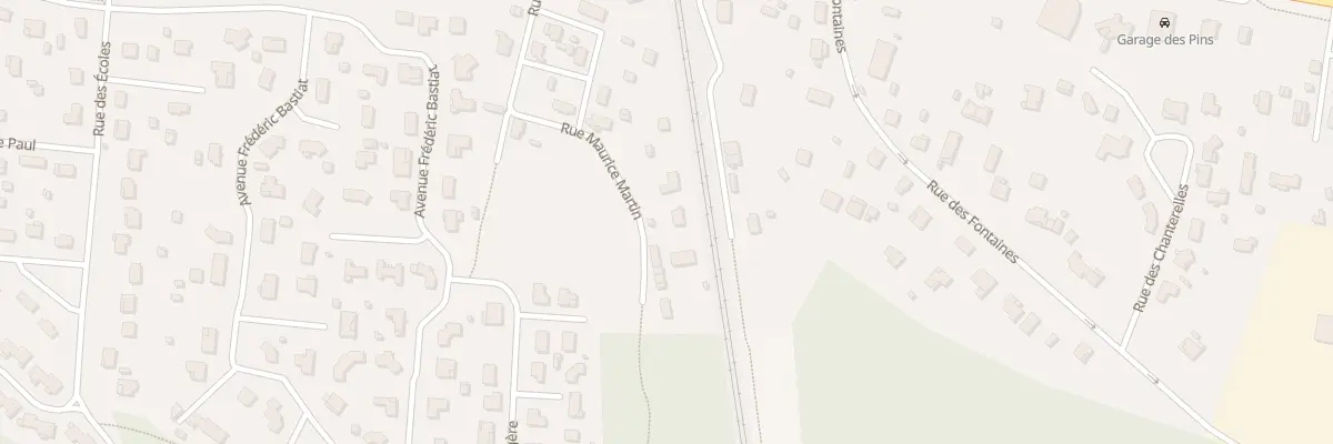 Plan du 5006 Rue Maurice Martin à Ychoux
