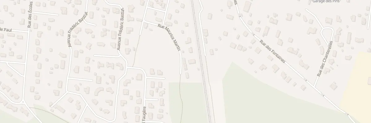 Plan du 5001 Rue Maurice Martin à Ychoux