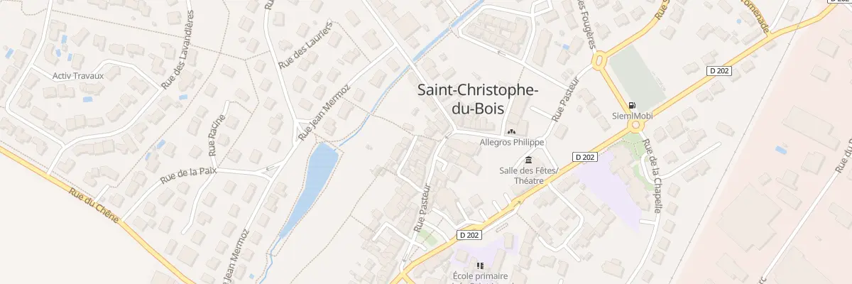 Plan du 11 Rue des Amourettes à Saint-Christophe-du-Bois