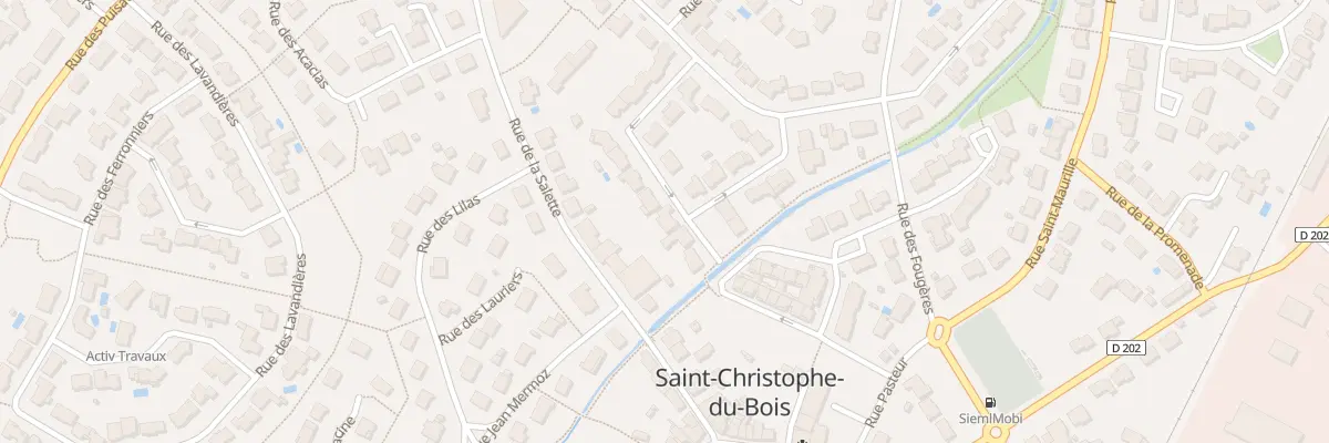 Plan du 17 Rue du Guesclin à Saint-Christophe-du-Bois