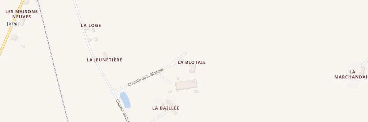 Plan du 200 Che de la Blottaie à Olivet