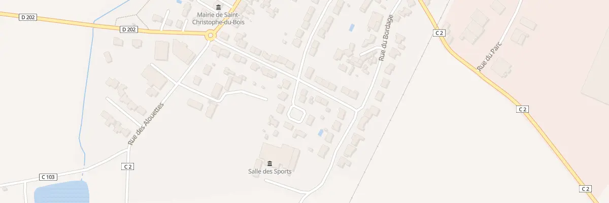Plan du 29 Rue Marcel Cerdan à Saint-Christophe-du-Bois